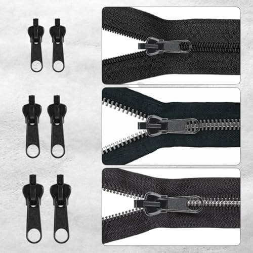 18-Piece Zip Repair Kit with Replacement Zipper Pulls for Jackets Bags Luggage and Everyday Clothing Maintenance — view 5