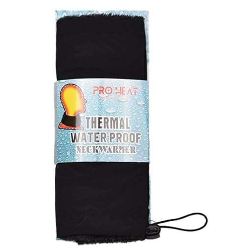 Winter Neck Warmer Fleece Waterproof Neck Gaiter Snood for Men Women Cold Weather Face Scarf Headwear for Skiing Running Bicycles Sports,Outdoor (Black) — view 6