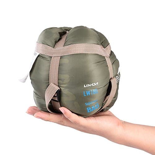Lixada Sleeping Bag Single Person 3 Seasons Lightweight Warm Indoor & Outdoor Use for Kids,Teens & Adults for Hiking, Backpacking and Camping