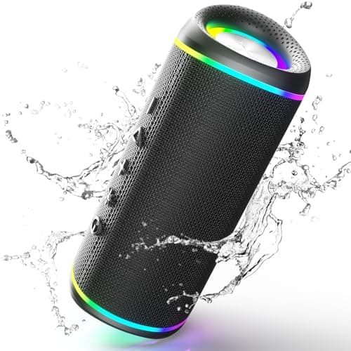 RIENOK 30W Bluetooth Speaker Wireless Portable Waterproof Speaker with 10-Hour Playtime Bluetooth 5.3 TF Card Up to 128G Speakers for Home Garden Party Camping Travel