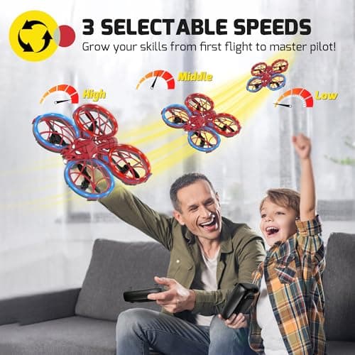 Spider Mini Drone for Kids with Altitude Hold and Headless Mode 2 Batteries — view 6