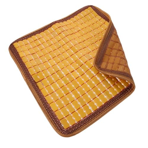 GALPADA Summer Cooling Pad Breathable Seat for Weather Driving Made of Bamboo Material Fits Seats for Summer Road Trips