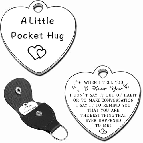 JMIMO I Love You Gifts for Her Valentines Gifts Anniversary Pocket Hug for Wife Girlfriend