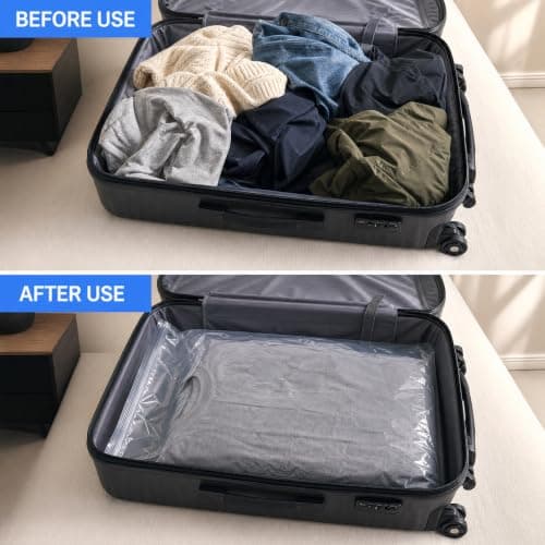 30 Pcs Large Ziplock Bags for Clothes, 70×60cm/60×50cm/50×40cm, Waterproof — view 4