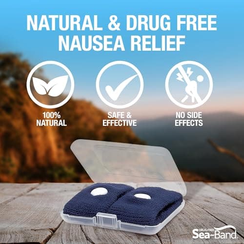 Sea-Band Navy Adult Travel & Motion Sickness Acupressure Wristband, 1 Pair — view 4