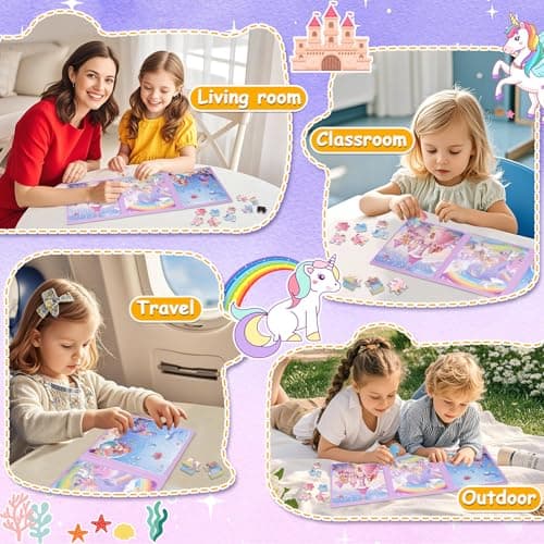 Girls Birthday Presents 3-4-5 Year Old Girl Gifts Puzzles Toys Travel Games — view 5