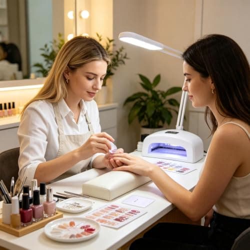 Nail Stamper Kit Silicone Soft Transparent Stamper with Scraper — view 2