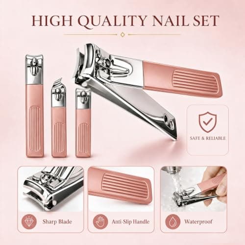 Wosyoodo 17 in 1 Manicure Set, Nail Clippers Set with Toenail Clippers — view 6