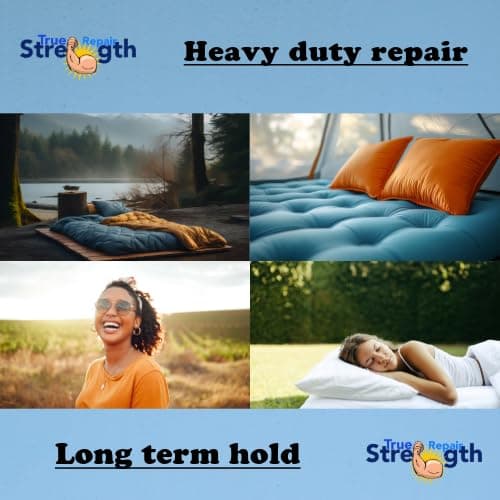 Inflatable Mattress Air Bed Repair Kit - PVC Or Suede Top Airbeds - Waterproof Liquid PVC Glue - Heavy Duty Patch Repair - Fix Hot Tubs Swimming pools And Spas - Vinyl And PVC Boats And Kayaks — view 3