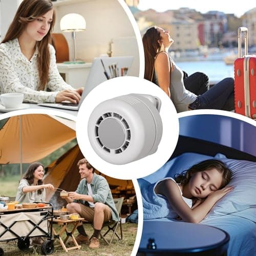 Clip On Fan For Folder, Rechargeable, Portable, 3 Speeds — view 5