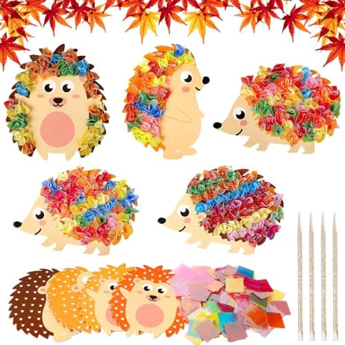 MONCAP 9set Autumn Poke Art Craft Set for Kid Creative Activities