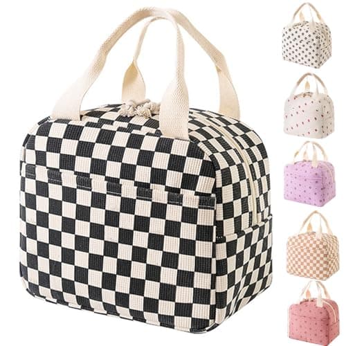 WYSUMMER Lunch Bag Corduroy Insulated Tote Cooler Bag