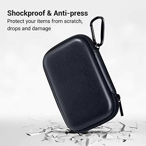 ULAK MP3 MP4 Player Case Portable Travel Box for iPod Touch, Black — view 3
