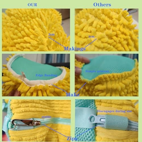 2Pcs Shoe Washing Bags for Machine-40x20cm Laundry Bag with Secure Zipper — view 3