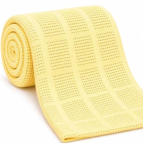 DUDU N GIRLIE Baby Pram Cellular Blanket, Moses Basket, Yellow, 90x70cm