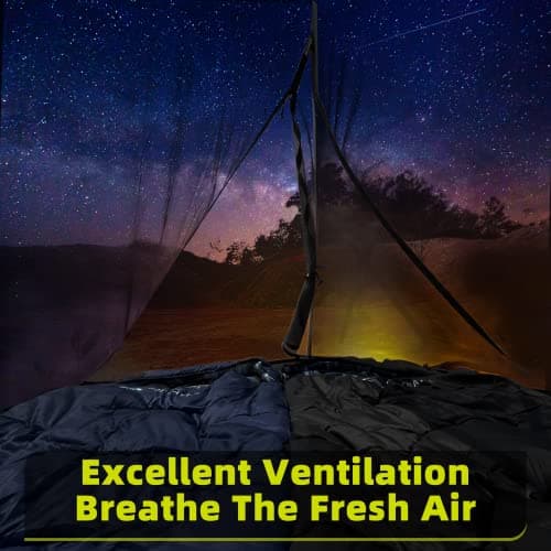 Forceatt Tent, 1/2 Person Two Doors Camping Tent, Ultralight Waterproof 2 Man Tent,Quick To Set Up,Portable,for Camping,Motorcycle Travel, Backpacking — view 6