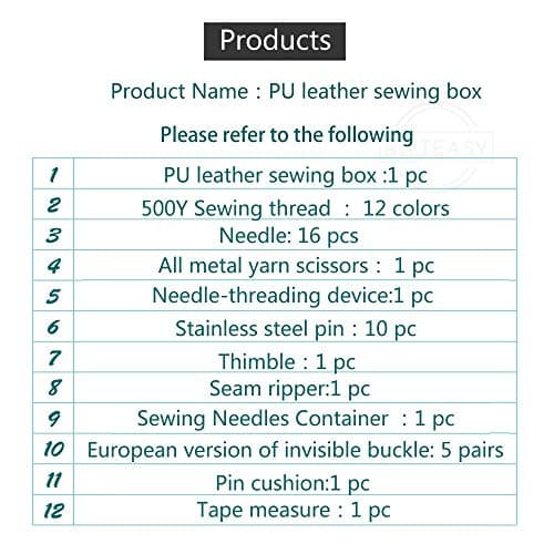 Sewing kit 51 PCS Mini Sewing kit Sewing Kits for Adults Travel Sewing Set Sewing Threads (Purple) — view 2