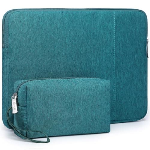 HYZUO 13 Inch Laptop Case Sleeve Bag Set for MacBook Air M5, Dark Green