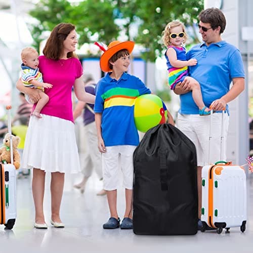 Lishang Travel Stroller Bag for Airplane Pram Cover Buggy Travel Bag Waterproof Gate Check Bag Pushchair Cover Storage Bag for Baby Child Kids Infant Strollers Large Portable — view 3