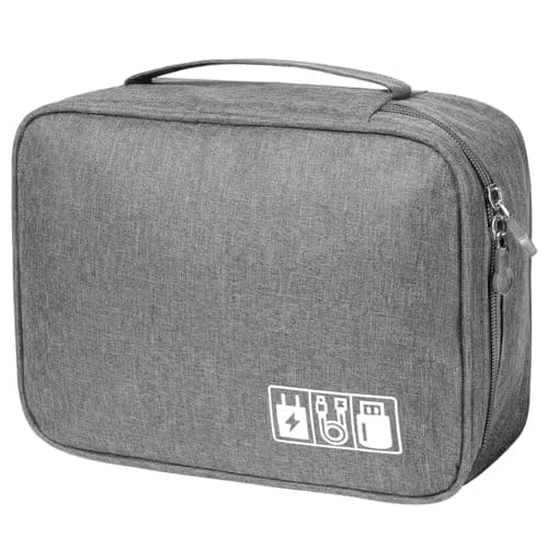 OFFCUP Travel Cable Organiser Bag, Portable Bag Electronics Organizer