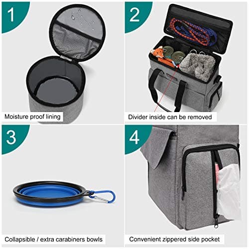 Airline Approved Pet Travel Bag, Weekend Tote with Multi-Pockets — view 3