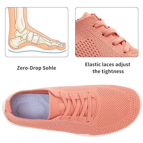 Barefoot Shoes Womens Slip On Trainers Gym Yoga Shoes Women Pink Size 7 — view 6