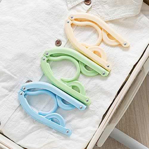 12 Pcs Travel Folding Hanger Household Multifunctional Portable Hanger for Holiday Camping, Indoor and Outdoor Use — view 5
