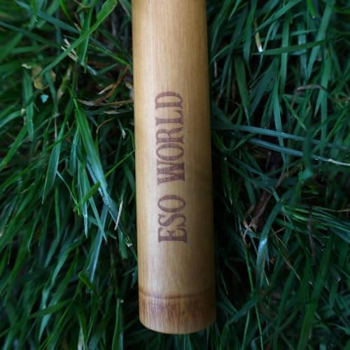 Eso World Bamboo Toothbrush Travel Case, Ventilated Wooden Brush Holder — view 4