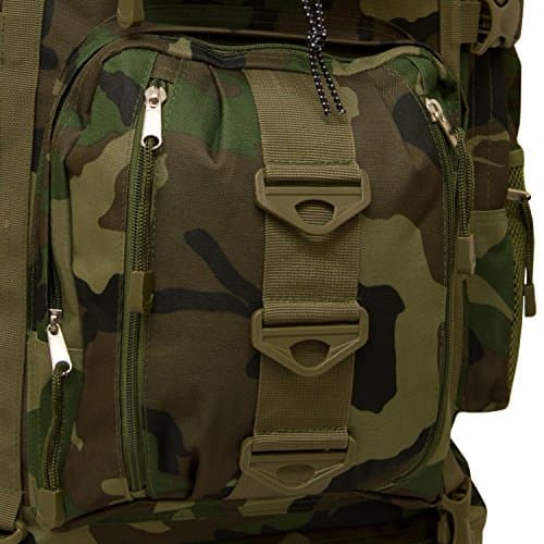 Andes Camouflage/Camo Ramada 120L Extra Large Hiking Camping Backpack/Rucksack Luggage Bag — view 4