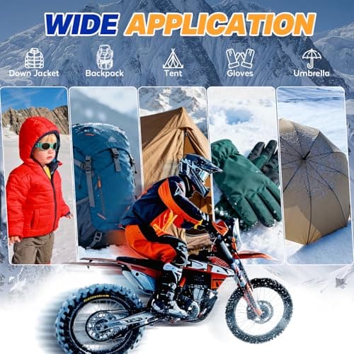 35Pcs Down Jacket Repair Patch Kit Pre-Cut Nylon Patches for Clothes Self-Adhesive Fabric Tape Waterproof Lightweight Outdoor Gear Tenacious Repair Tape for Puffer Jacket Coat Tent Backpack,Army Green — view 6
