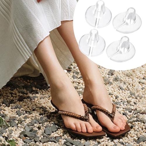 Sandal Toe Protector 2 Pair, Outdoor Thong Toe Cushion, Anti-Slip Sandals Feet Protectors for Sports Outdoors Travel Beach Casual Commuting Backpacking — view 3