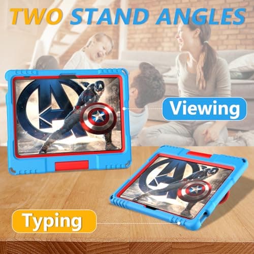 TrendGate Kids Case for iPad A16 11th Gen 2025/iPad 10th Gen 2022 - Blue — view 4
