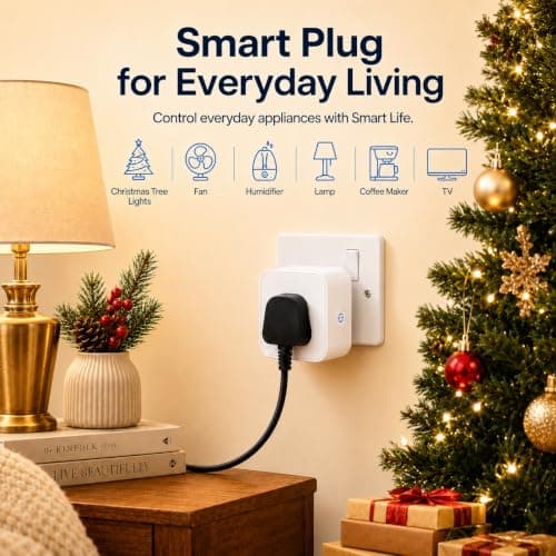 Aoycocr Smart Plug, 13A WiFi Socket that Work with Alexa Google Home, 4Pack — view 3