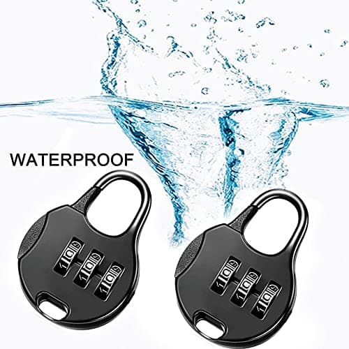 4 Set Combination Luggage Locks with Luggage Tag | Suitcase Padlock — view 6