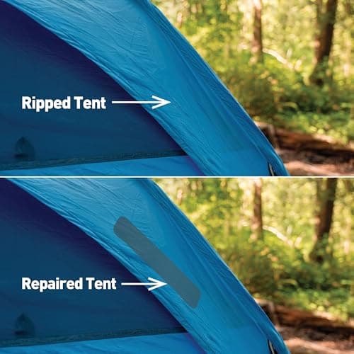 Gear Aid Tenacious Tape 3”x20” Fabric and Vinyl Gear Repair Tape, Quickly Fix Holes and Rips in Puffy Jackets, Rain and Snow Gear, Tents, Sleeping Bag and More, OD Green, 1 Pack — view 4
