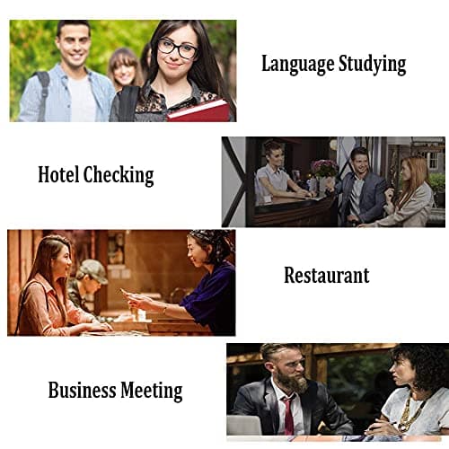 108 Language Smart Translations in Real Time, rts Voice/Offline/Text/Recording/Photo Translation, 3.0Inch Touch Sn Language Translator Device, Red — view 6
