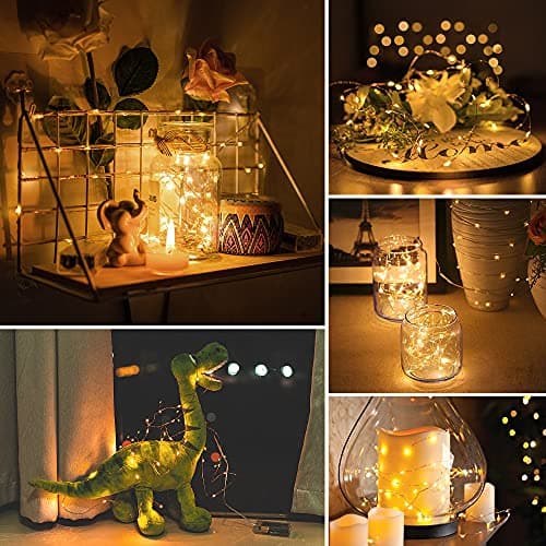 innotree 3 Pack Fairy Lights Battery Operated with Timer — view 5