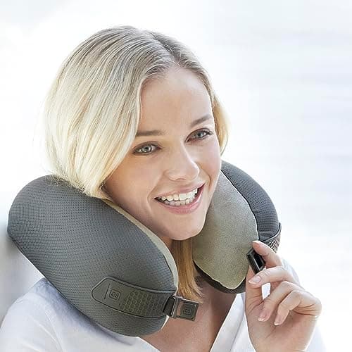 Go Travel Super Supportive & Ergonomic Memory Foam Dreamer Travel Neck Pillow (Light Blue) — view 2