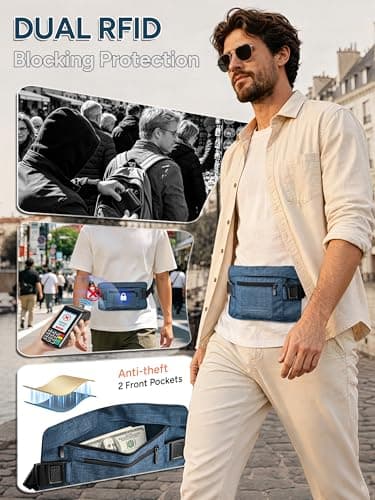 travel inspira Travel Money Belt, Passport Holder, Bum Bag, Travel Wallet — view 2