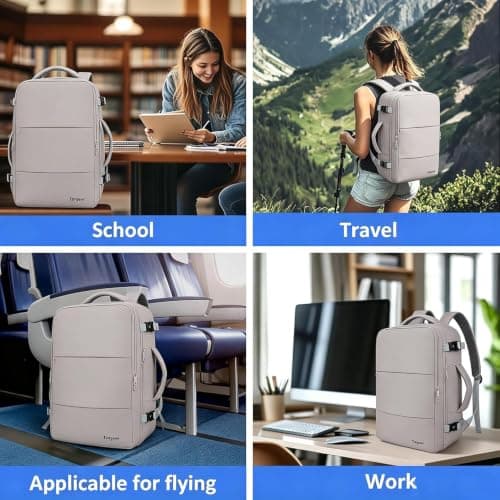 Taygeer Ryanair Cabin Bags 40x30x20 Underseat, Travel Backpack Cabin Size — view 4