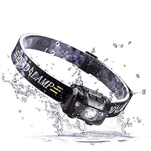 Boolavard Mini HeadLamp 4 Light Modes Waterproof R3+2 LED Super Bright Headlight Headlamp Torch Lantern with Headband Use 3xAAA batterys — view 2