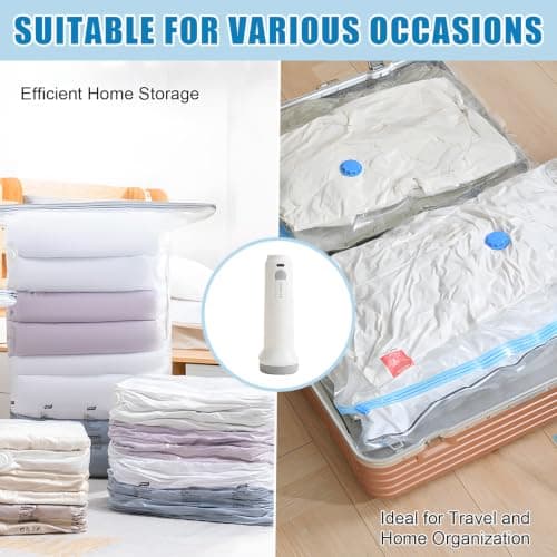 Vacuum Bag Pump Mini Travel Storage Bags Pump Portable — view 6