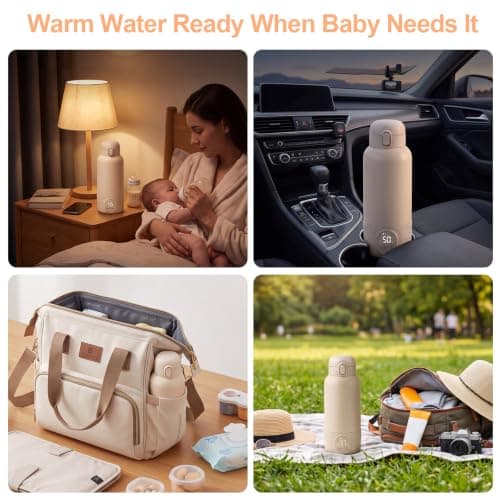 Portable Bottle Warmer for Travel 500ml Breast Milk &Water Warmer On-The-Go — view 5