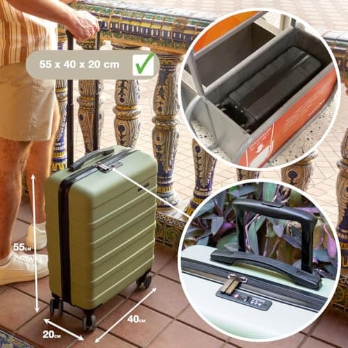 Cabin Max Cabin Suitcase Large for Ryanair, Easyjet 55x40x20 Hand Luggage — view 5