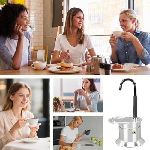 Tktouci Coffee Brewer Machine Aluminum Tube Food-Grade Compact Pot — view 4