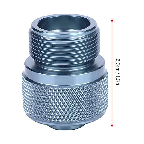Alomejor camping gas adapter, converts flat to standard tank stove valve adapter 1L capacity for campers hikers backpackers outdoor cooking festivals picnics — view 3