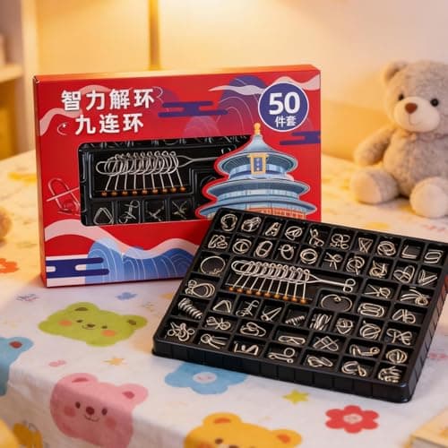 Metal Puzzles Educational Logic Test Toy — view 3