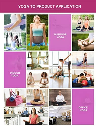 Yoga Block Set Of 2 ,Gym Bricks High Density EVA Foam-Comfortable Fitness Yoga Blocks, 23 X 15 X 7.5cm,120g，Anti-Slip, Lightweight And Travel Friendly Pilates Practice ( Color : Orange , Size : 2pcs ) — view 3