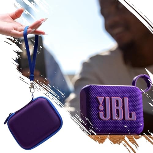 XANAD Hard Travel Case for JBL GO 5 /Go 4 / Go 3 Portable Speaker Purple — view 6