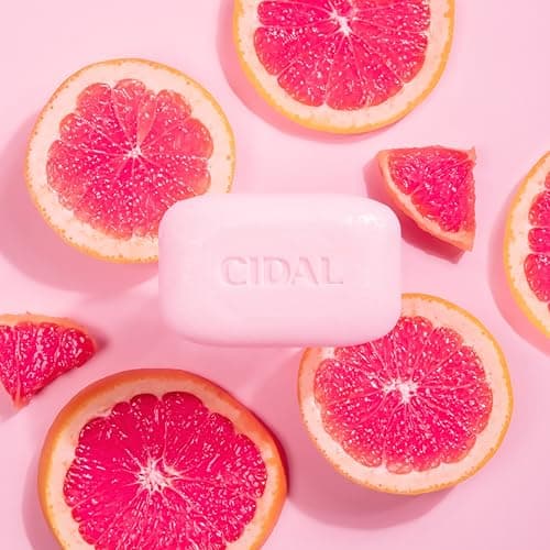 CIDAL Pink Grapefruit Cleansing Bar Soap, Antibacterial Twinpack (2 x 100g) — view 4